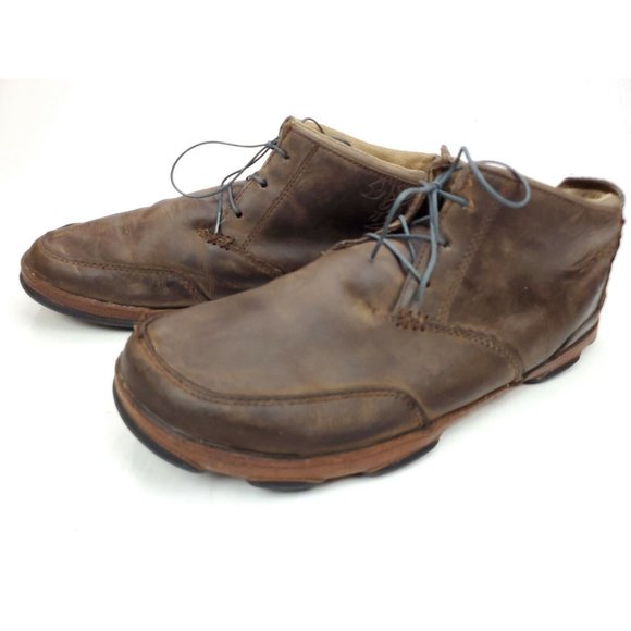 Olukai Men’s Kamuela Mens 10 Leather Outdoor Rugged Brown Boots Comfort Shoes main image 9